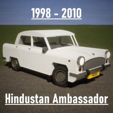 Мод "1998 Hindustan Ambassador Classic" для Brick Rigs