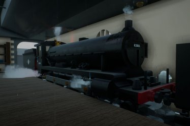 Мод "BR Class O1 2-8-0 Steam Engine" для Brick Rigs 1