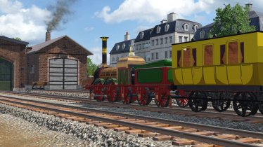 Мод «L&MR 'Lion' & Titfield 'Thunderbolt'» для Transport Fever 2 2