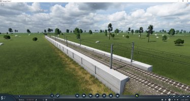 Мод «Retaining wall asset» для Transport Fever 2 0