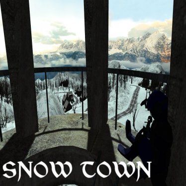 Карта «SNOW TOWN» для Ravenfield (Build 21)