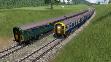 Мод «British Rail Class 421 '4-Cig'» для Transport Fever 2 0