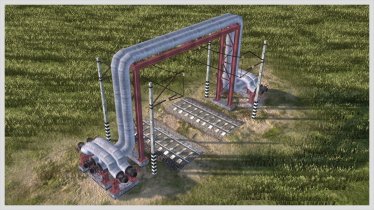 Мод "Overpass of a big heating pipe" для Workers & Resources: Soviet Republic 3