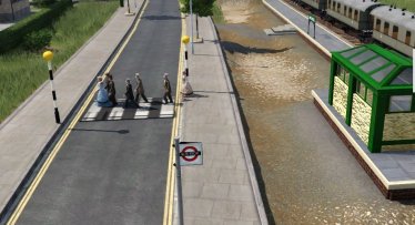 Мод «UK Road Crossings» для Transport Fever 2