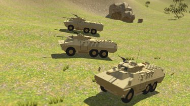 Мод «Ratel 90 Fire Support Vehicle» для Ravenfield (Build 24)