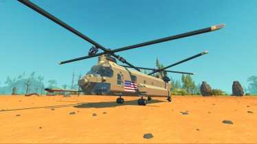 Мод "CH-47 CHINOOK" для Scrap Mechanic 1