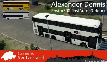 Мод «ADL Enviro500MMC 3-Door - Switzerland» для Transport Fever 2