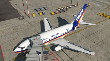 Мод «Boeing 737-100 Central American Airlines» для Transport Fever 2 1