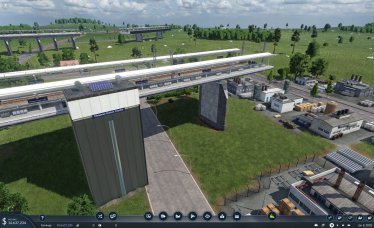 Мод «Modular elevated station for passengers» для Transport Fever 2