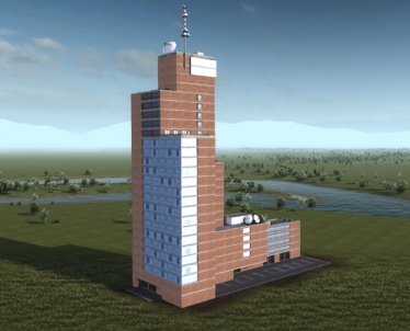 Мод "Red Broadcasting Tower" для Workers & Resources: Soviet Republic 2