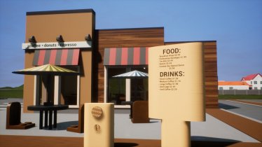 Мод "Tim Hortons Restaurant" для Brick Rigs 1