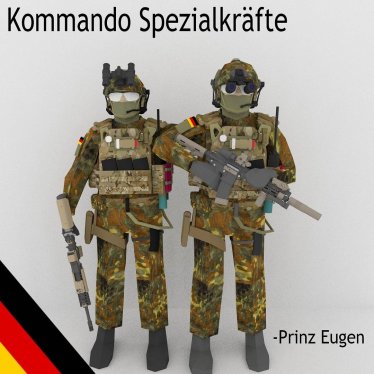 Скин «Kommando Spezialkräfte/German KSK» для Ravenfield (Build 25)