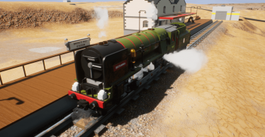 Мод "BR Standard Class 7 Britannia Steam Engine" для Brick Rigs 2