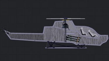 Мод "Realistic Destructible Helicopter v1" для People Playground 1