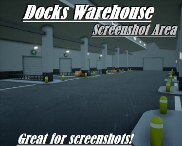 Мод "Docks Warehouse Screenshot Area" для Brick Rigs