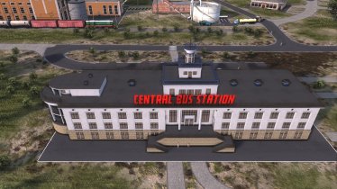 Мод "Central Bus Station" для Workers & Resources: Soviet Republic 2