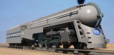 Мод "New York Central Dreyfuss Hudson J3a class 5450" для Brick Rigs 2