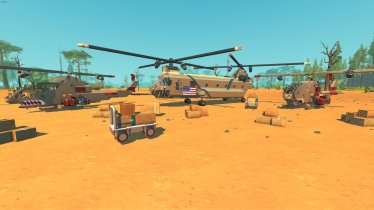 Мод "CH-47 CHINOOK" для Scrap Mechanic 3