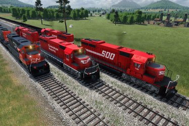 Мод «Canadian SD40-2 Pack» для Transport Fever 2