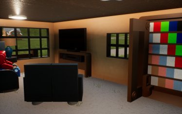 Мод "Large Texan Style Ranch Home Remake" для Brick Rigs 3