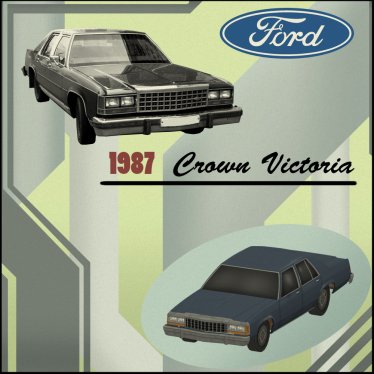 Мод "FORD Crown Victoria 1987" для Workers & Resources: Soviet Republic