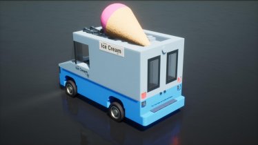 Мод "Generic Ice Cream Van" для Brick Rigs 2