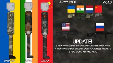 Мод "Army Mod" для People Playground 2