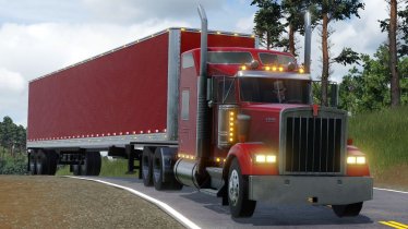 Мод «Kenworth W900» для Transport Fever 2