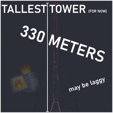 Мод "Destructible 330 meter tower" для People Playground