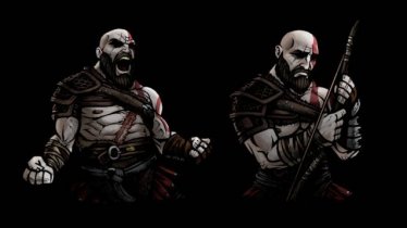 Мод "AceroSteel's God of War Bounty Hunter Skin" для Darkest Dungeon 2