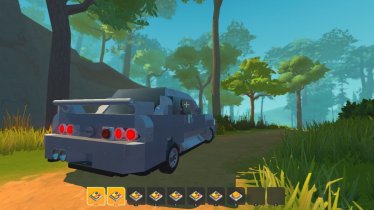 Мод "Nissan Skyline GTR R33" для Scrap Mechanic 3