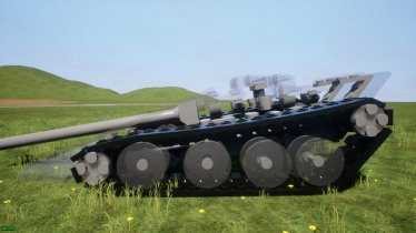 Мод "Stridsvagn 103B MBT Inner Workings" для Brick Rigs 3