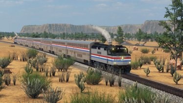 Мод «EMD F40 PH - Amtrak» для Transport Fever 2 3