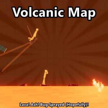 Мод "Volcanic Map" для People Playground