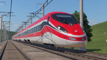 Мод «Frecciarossa 1000» для Transport Fever 2 3