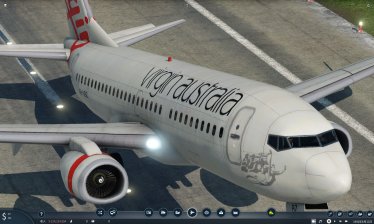 Мод «Virgin Australia Boeing 737-700» для Transport Fever 2