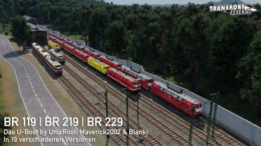 Мод «BR 119 / BR 219 / BR 229» для Transport Fever 2 0