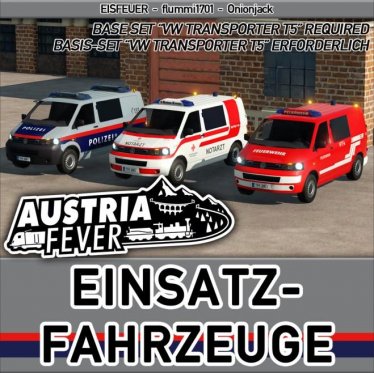 Мод «Austrian T5 Emergency cars» для Transport Fever 2