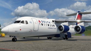 Мод "Delta Connection (Endeavor Air) RJ85" для Transport Fever 2 1