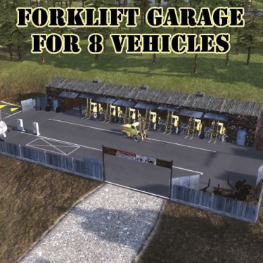 Мод "Forklift Garage" для Workers & Resources: Soviet Republic