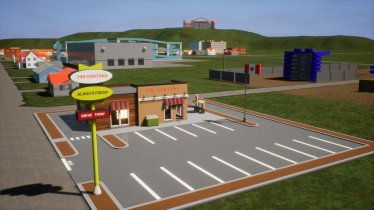 Мод "Tim Hortons Restaurant" для Brick Rigs 3