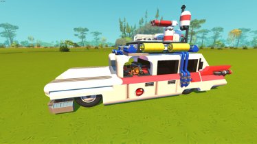 Мод "ECTO-1" для Scrap Mechanic 3