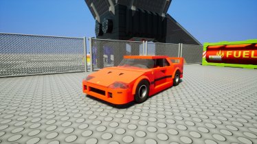 Мод "Ferrari F40" для Brick Rigs 2