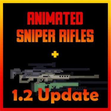 Мод "Animated Sniper Rifles+" для People Playground