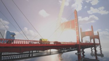 Мод "Bridge Construction But With Traffic" для Teardown 2