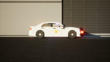 Мод "2018 Dodge Charger CHP Polar Bear" для Brick Rigs 3