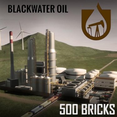 Мод "Blackwater Oil Refinery" для Brick Rigs