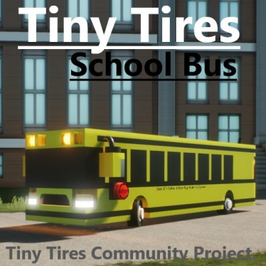Мод "Tiny Tires School Bus" для Brick Rigs