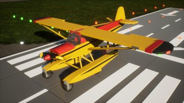 Мод "TDAC Piper Aircraft PA-18-150 Super Cub Floatplane" для Brick Rigs 1