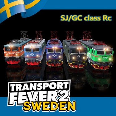 Мод «Swedish Class Rc» для Transport Fever 2